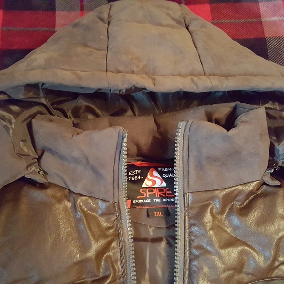 Harvic mens suede bomber jacket, Sz 2XL, Nwt - Picture 4 of 7